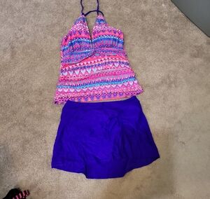 Younique Pink and Purple Swim Set